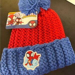 Spiderman Red and Blue Kids Hat